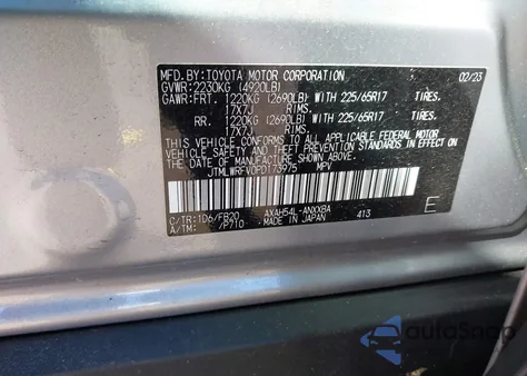 2023 Toyota Rav4 Hybrid Le from USA, damaged, VIN JTMLWRFV0PD173975